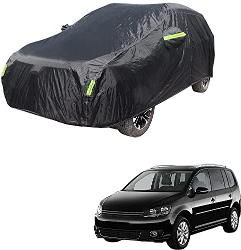 Maxure Outdoor Auto abdeckplane, für Volkswagen VW Touran Vollgarage Wasserdicht Staubdichte Wetterfest Hagelschutz UV-beständig Autoabdeckung