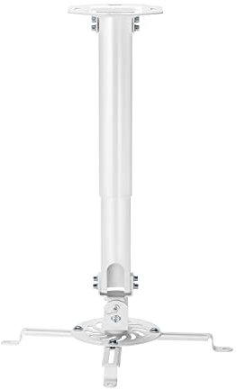 AISENS - CP04TSRE-133 - Support Universel éco-Rotatif, inclusif et Extensible de Plafond pour PROJECTEUR 13.5KG, Blanc