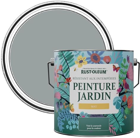 Rust-Oleum Grey Mould-Resistant Garden Paint In Matt Finish - Anthracite 2.5L