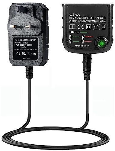 ZOYDP LithiumIon Battery Charger for Black and Decker 18V Charger, Replacement for Black & Decker Battery Charger LBXR20 LBXR20-OPE LB20 LBX20 LBX4020 LB2X4020 LBXR2020-OPE LB2X3020-OPE LBXR20BT