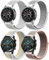 Bracelet pour Samsung Galaxy Watch 3 45mm/Galaxy Watch 46mm/Gear S3 Frontier, 22mm 4Pack Bracelets de Nylon Loop pour Huawei Watch Gt 2/Gt 3/Gt 46mm/Watch 2/Garmin Venu/Venu 2 Montre Band Homme Femme