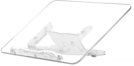 Loufy Acryl-BuchstäNder, Winkelverstellbarer BuchstäNder, Faltbarer KochbuchstäNder, Buchhalter für Zeitschriften