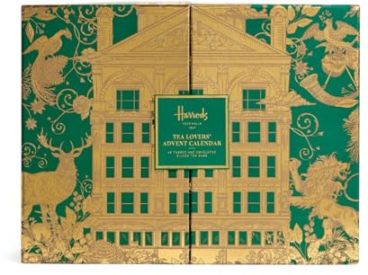 Harrods Tea Lovers' Advent Calendar, 24 Teas and Envelopes