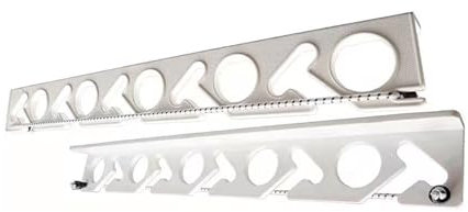 ANMITI Fishings Poles Wand Decken Aufbewahrungsregal Fishings Rutenhalter Horizontals Unterstützen 10-Ruten Rack Für Garagenwandaufbewahrung