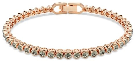 Swarovski Imber Tennis Emily Soft Armband, Gray, Rose Gold Shiny