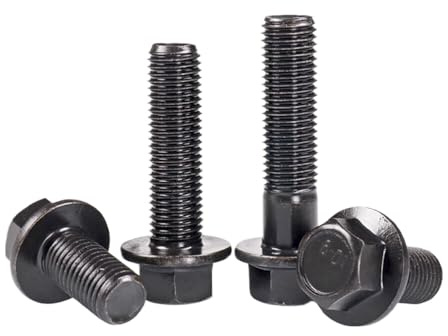 Lot de 2 boulons à tête hexagonale à filetage fin en acier noir 10.9, vis M10, M12, M14, M16(M10 x 1.25 x 110mm)