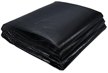 ANHAN 10x15ft Pond Liners,28MIL HDPE Fish Pond Liner,Reinforced Koi Pond Liners for Outdoor Ponds, Water Gardens, Waterfall,Fountain