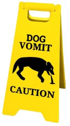 sodeber Lustiges Warnschild für Katzen und Hunde, geeignet für Haustierbesitzer und öffentliche Räume, einfache Reinigung und Aufbewahrung, Gemeinschaftsveranstaltung