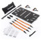 InnovaGoods, Sistema di Allenamento Integrale Portatile con Guida Esercizio Gympak Max-Fitness, Gym di casa Unisex Adulto, Nero e Arancione, Taglia Unica