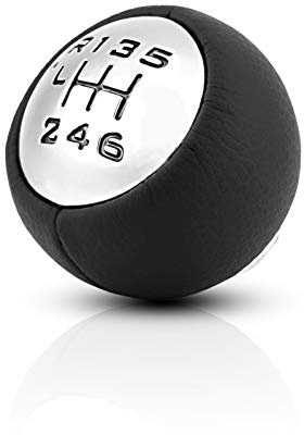 Car 6 Speed Gear Knob, Gear Shift Knob Head for peu-geot 307 308 3008 407 5008 807 C3 C4 C8