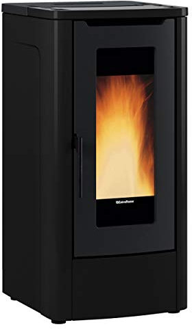 Extraflame 1284152 Teorema Plus Pelletofen Stahl Schwarz/A+