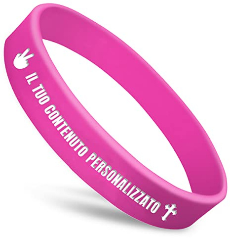 GSCSP braccialetti silicone personalizzabili bracciali fluorescenti per feste braccialetto semiperdo bambini-Viola