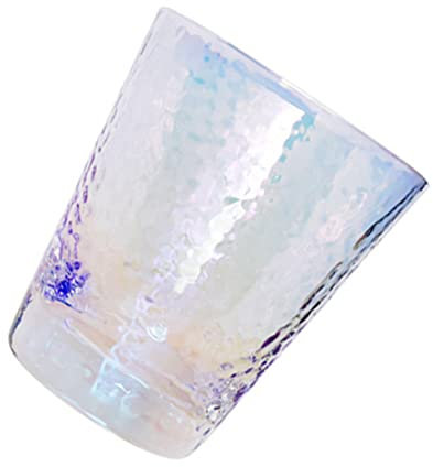Mikinona Hammered Eye Wine Glass Large Drinking Cup for Beer Water Cocktails Home Bar Club Decor