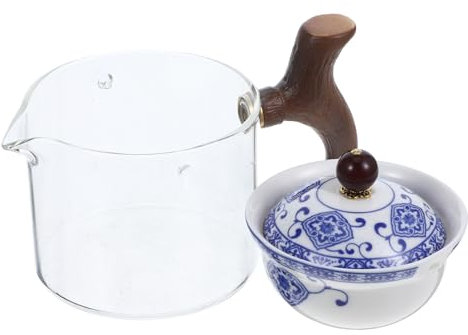 Ciieeo Ceramic Teapot Side Handle 360° Rotating Loose Tea Brewing Pot Heat-Resistant Porcelain Household Handheld Kettle for Home Tea Ceremony