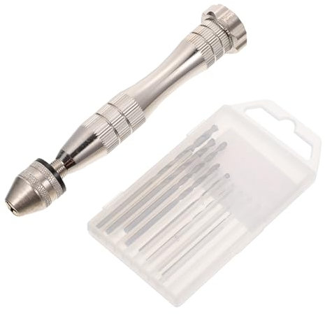 DOITOOL Handspiralbohrer Für Holz Und Perlen Mikro-handbohrer Mit Rutschfestem Design Geeignet Für Modellbau Und Präzisions-stiftbohrer Für Einfache Bedienung Und Präzise