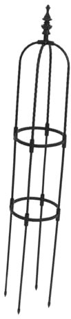 TOYANDONA Torre De Metal para Plantas Trepadoras Soporte Alto para Enredaderas Marco para Jardín y Macetas Fácil Montaje Diseño Elegante para Patio y Terraza