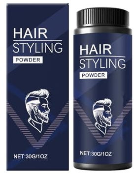 Polvos de peinado para hombre: polvos voluminizadores con acabado mate, fijación duradera y fácil aplicación sin dejar residuos grasos. Apto para todo tipo de cabello