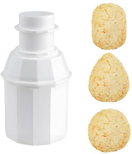 Moule à Boules de Riz Onigiri 3 en 1 Moule pour Boule Riz Polyvalent | Moule Onigiri Kit DIY avec Forme Réutilisable pour Boulettes de Viande et Snacks Bento Accessoire de Cuisine Pratique