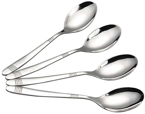 Bblie 12 Pièces Cuillères de Table en Acier Inoxydable, Cuillère à Soupe Inox