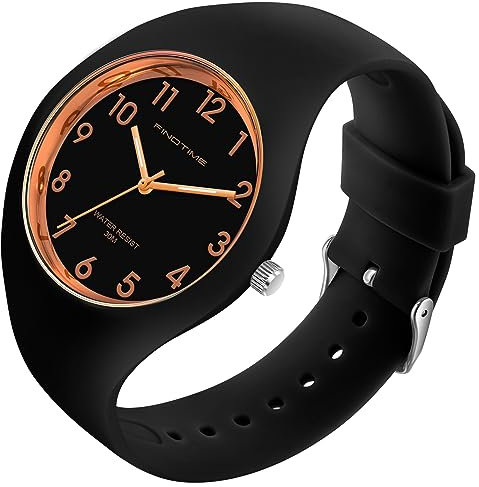 Uhr Damen Armbanduhr Jelly Süßigkeiten Farbe Buntfarbig Frauen Uhren Analog Quarz Damenuhr mit Silikonarmband Wasserdicht Sportuhr für Mädchen Kinderuhr Junge Uhren Kids Watch