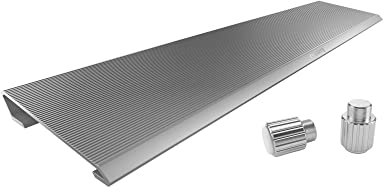 CHERRY AC 3.3, Ergonomische Handballenauflage & Aufstellfüße aus Aluminium, Zubehör für Gaming-Tastatur CHERRY MX BOARD 3.0 S, Schnell Befestigt, Silber