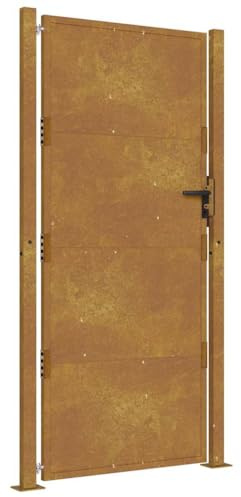 vidaXL Gartentor 100x200 cm Cortenstahl