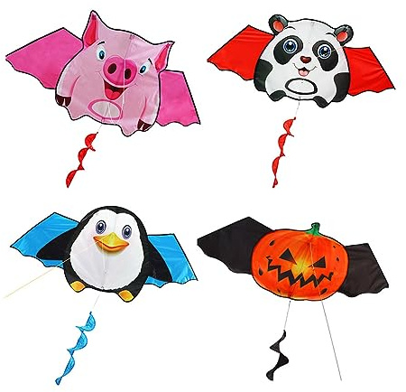 Fiorky Drachen in Tierform mit 1,6 m Schwanz verbessern die Koordination for Jungen und Mädchen (Pinguin)