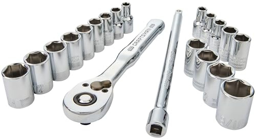 Craftsman Mechanics Tool Set, 1/4 Inch Drive, 20 Piece (CMMT12108)