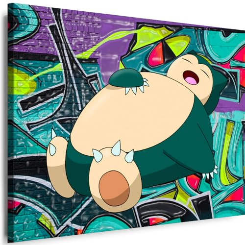 Myartstyle Leinwand Bilder Anime Graffiti Kinder Film Kunstdruck Wandbilder Canvas (80x60 cm)