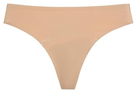 CDXNORA Nahtloser Menstruations-Tanga - 2 Stück Waschbare Periodenhosen, Große Menstruationsunterwäsche Mit Auslaufsicherem Schrittschutz, Waschbare Menstruationshöschen Für Damen, Hautfarbe, S