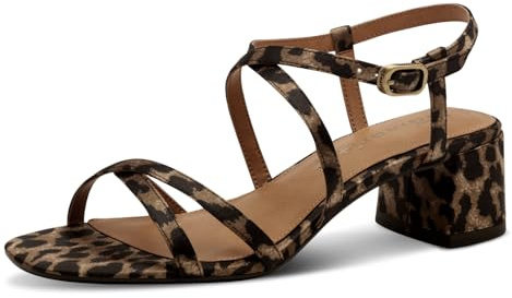 Tamaris Damen 1-28204-42, Sandali con Tacco Donna, Leopardo, 40 EU