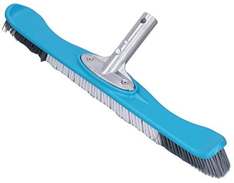 Cepillo para Piscina, Cabezal de Cepillo de Limpieza para Piscina Curvado Hinchable de Plástico y Nailon para Herramientas de Limpieza