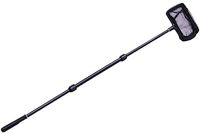 TOGEVAL Fishing Net Extendable Pole Secure ABS Handle Fine Nylon Mesh Knot-Free Suitable for Fish Tanks Lakes Ponds