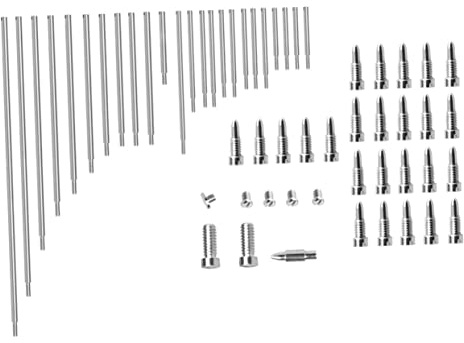 VINTORKY Saxophonzubehör Mit Gewindeschäften Gewindeschrauben Und Konischen Schaftnägeln Für Saxophon-reparaturwerkzeuge Und Saxophon-wartung