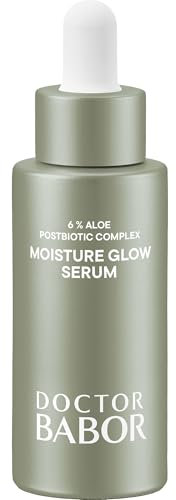DOCTOR BABOR Microbiomic Moisture Glow Serum (30 ml), veganes Gesichtsserum mit Postbiotika, Hyaluronsäure und Aloe Vera – professionelle Gesichtspflege für einen strahlenden Teint