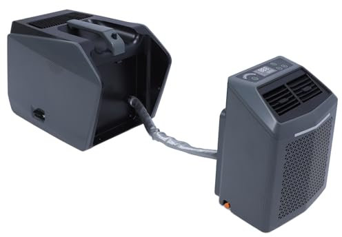 Condizionatore d'Aria Portatile, Tenda Condizionatore d'Aria Climatura di Raffreddamento a Doppia Frequenza di Riscaldamento 6200BTU SIAP Economia di Raffreddamento Funzionale per per Il (Spina