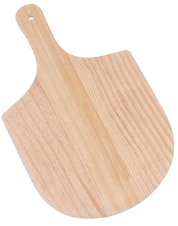 CIYODO Wooden Pizza Peel with Handle Multipurpose Pizza Paddle Cutting Board and Serving Tray for Bread Cake and Food Prep Sturdy Wood with Hanging for Easy Storage
