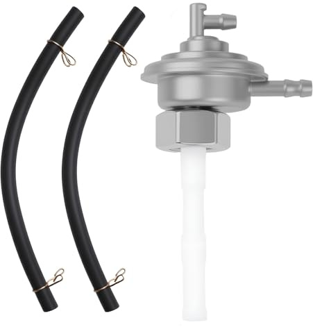 M16 X 1,5 Vanne De Robinet De Carburant Valve De Pompe à Carburant 2 Tuyau | Carburant Réservoir en Métal Robinet Commutateur Pour CPI Keeway Kymco SYM GY6 139QMB Generic Baotian Benzhou pour Véhicule