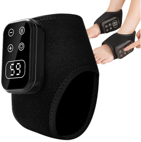 Massage für die Knöchel 5 Gänge Elektrische Wärmebandage | Beheizte Knöchelbandage Für ältere Menschen zur täglichen Komfort-Fußpflege, für die Anwendung zu Hause, auf Reisen und