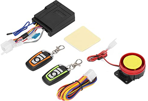 TARSHYRY Alarma Disuasoria de Robo de Motocicletas de 12 V con 2 Controles Remotos para Vehículos Todo Terreno y Todoterreno