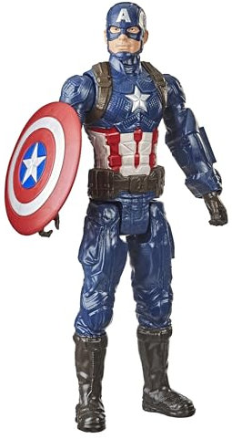 Avengers - Marvel Avengers Titan Hero Series - Figura de acción de Capitán América de 30 cm, Edad: 4+