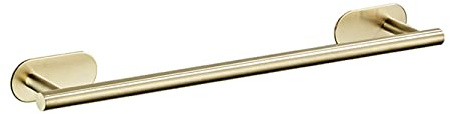 Anawakia Selbstklebender Handtuchhalter, Handtuchstange, Edelstahl, Handtuchstange, für Badezimmer oder Küche (Gold, 40 cm)