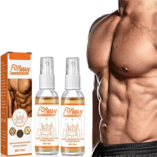 2PCS Gynecomastia Chest Tightening Spray,Spray de reducción de grasa de pecho orgánico para hombres,spray de reducción de celulitis reafirmante instantáneo,Aerosol Anti Celulitis,Espray Adelgazante