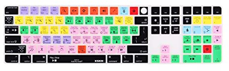 XSKN AVID Pro Tools EU US - Copertura universale in silicone per tastiera | per Apple 2020-2023 Magic Keyboard con Touch ID e tastierino numerico A2520 (non adatto per il modello 2024 A3119)