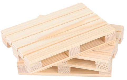 Leadigol Lot de 2 dessous de plat en bois, résistants à la chaleur, dessous de plat antidérapants en bois, sous verre, sous plat de table pour plats chauds, casseroles, bols, théières