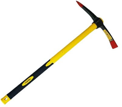 La zappa Piccone italiano TOP con occhio ovale e manico realizzato in fibra di vetro e gomma 1,5 kg (100 cm)