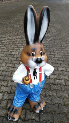 XXL Premium Hase lebensgross ca.140cm Osterhase Ostern Garten Deko Figur