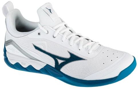 Mizuno Chaussures de Volleyball pour Homme, 44 EU, Blanc., 44 EU