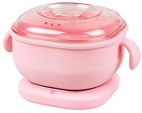 Wax Warmer, Wax Melt Candle Making Pot, 400ml Silicone Pot Liner,Collapsible Design,Temperature Is 30-120°C, Easy to Clean, for Eyebrow,Legs,Face,Home,A