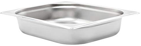 Homgoday Gastronorm Contenitori 4 pz GN 1/2 65 mm Acciaio Inox Vapore Teglia Da Tavolo Pentole Da Tavolo A Vapore